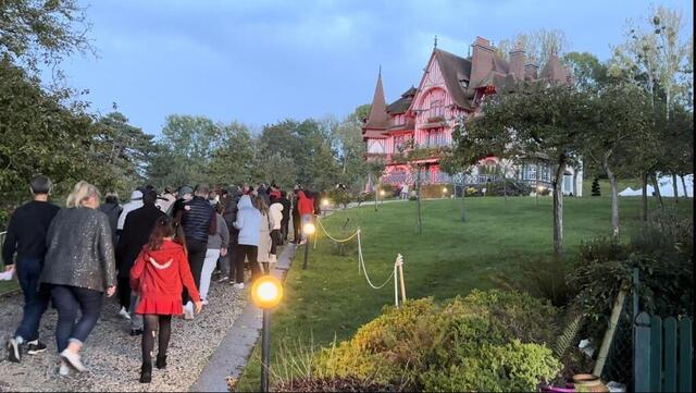 photo des centaines de parents et d’enfants ont répondu présents à la fête d’halloween proposée vendredi 21 octobre, à la villa strassburger, à deauville. © ouest-france