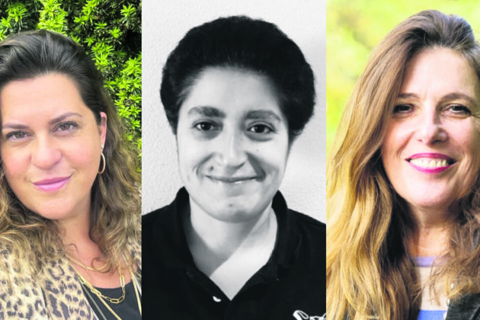 Julie Azuelos, Lily Saada et Florence Lanzmann co-fondatrices du cercle business affilié au réseau Bouge ta Boîte, pour le pays d'Auge.