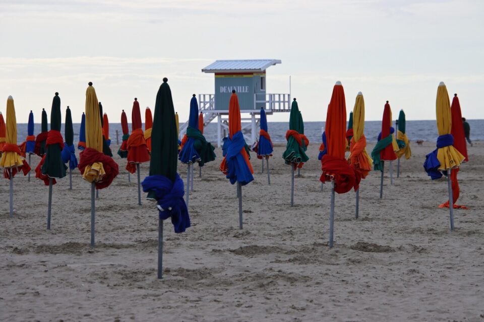 Les parasols de Deauville.