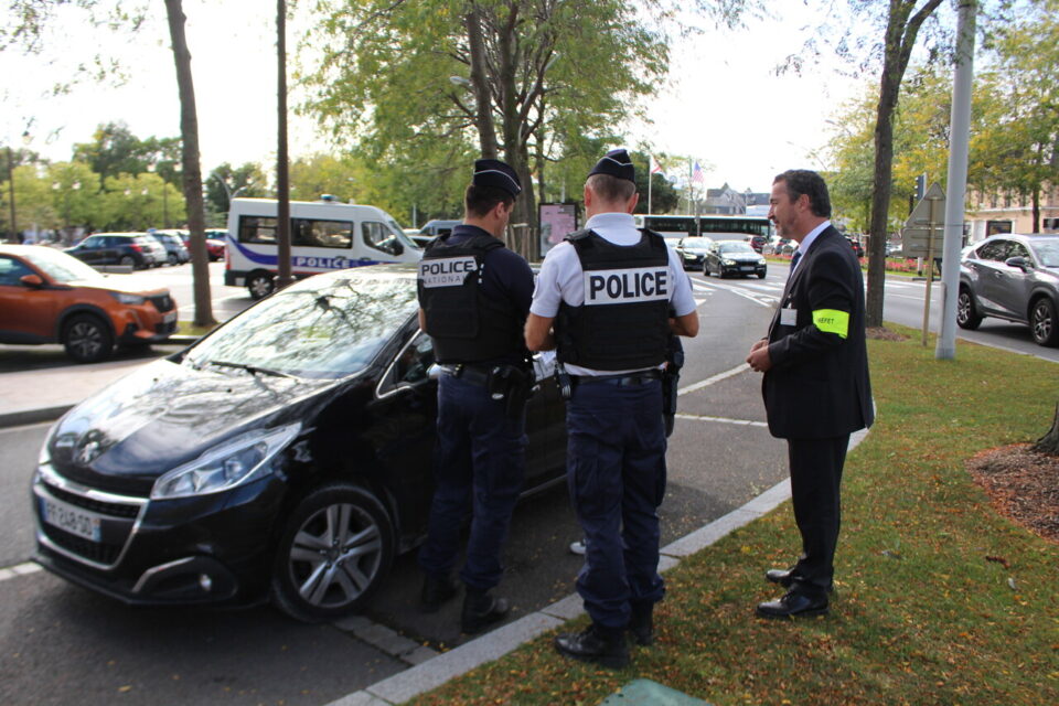 contrôle routier police deauville sous-préfet lisieux guy fitzer