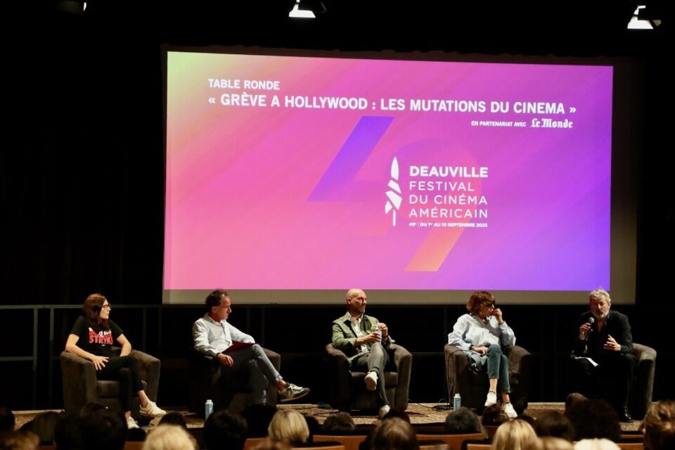 Samedi 2 septembre 2023, le festival du cinéma américain de Deauville a organisé une table ronde sur la grève à Hollywood et les mutations du cinéma.