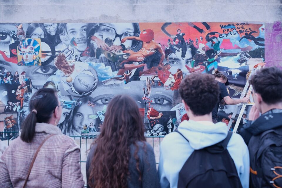 Fresque Planches contact Deauville