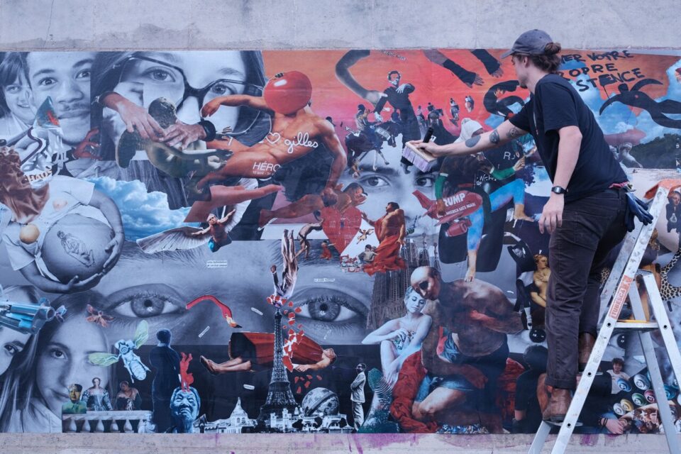 Fresque Planches contact Deauville