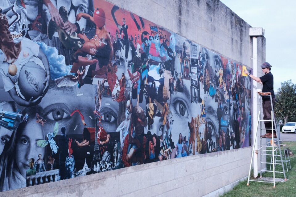 Fresque Planches contact Deauville