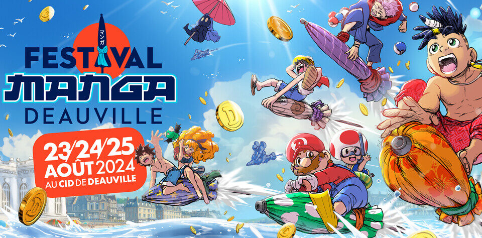 L'affiche de la deuxième édition du festival de manga de Deauville.