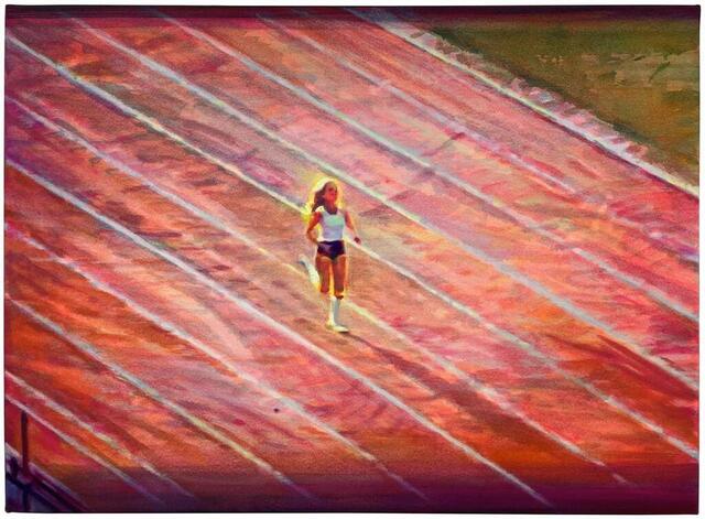 « Goldengirl » (2023) © Nina Childress © ADAGP, Paris, 2024 photo « goldengirl » (2023) © © nina childress © adagp, paris, 2024