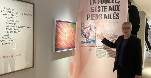 photo thierry grillet, commissaire de l’exposition « le sport pour la beauté du geste », s’est arrêté sur l’œuvre « goldengirl ». 