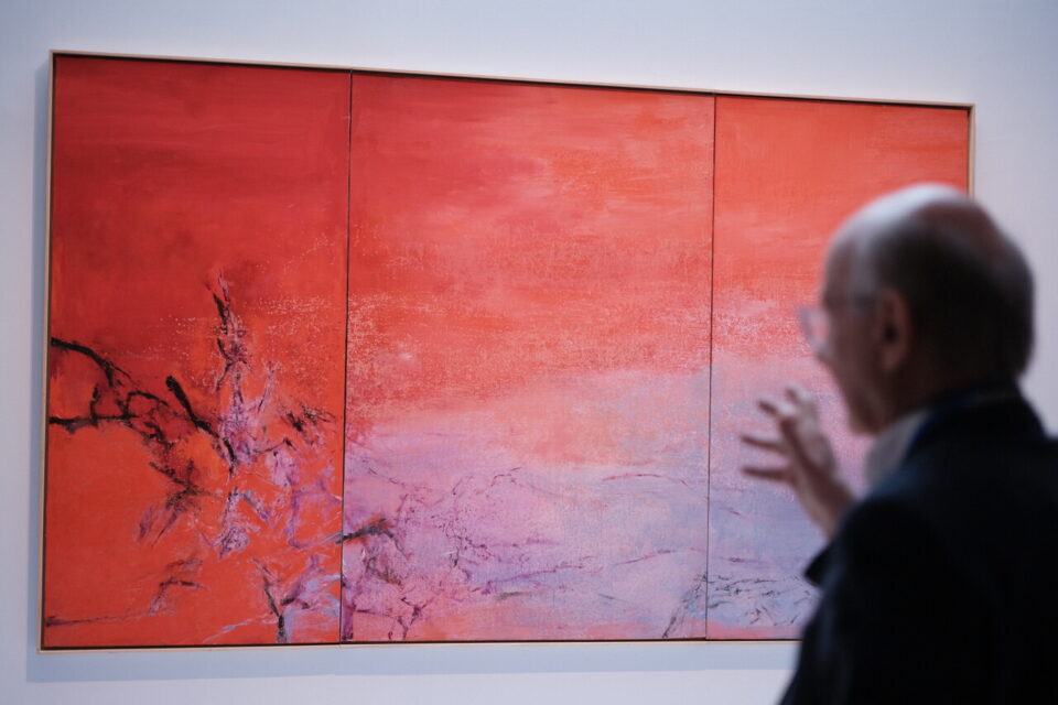 Zao Wou-Ki a peint une vingtaine d'hommages, dont un à son épouse Françoise.