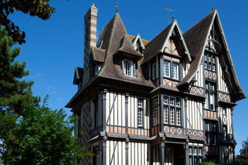 La villa Chebec, à Trouville-sur-Mer.
