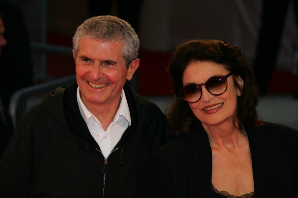 Anouk Aimée en 2006 lors de l’inauguration de la place Claude Lelouch.