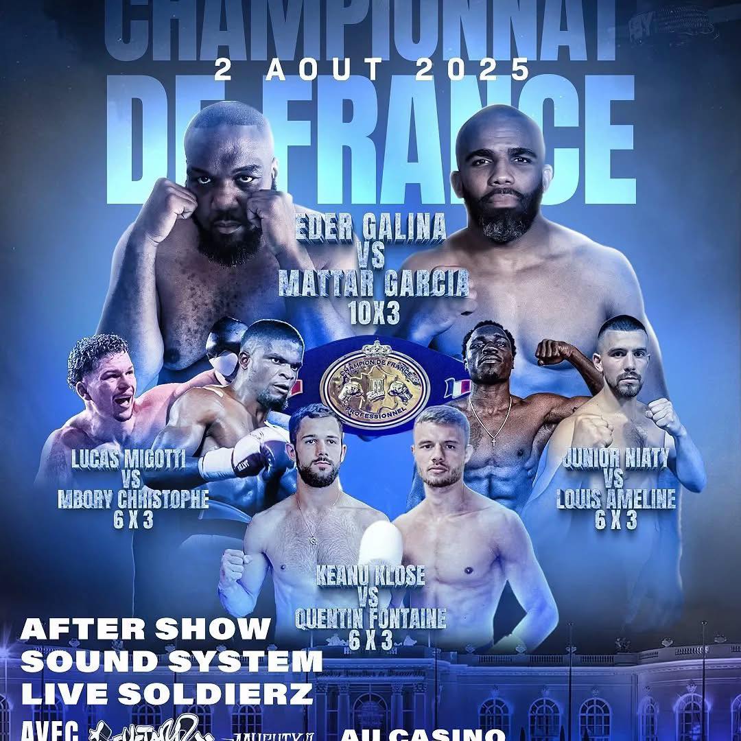 L'affiche du gala de boxe Palatina 4