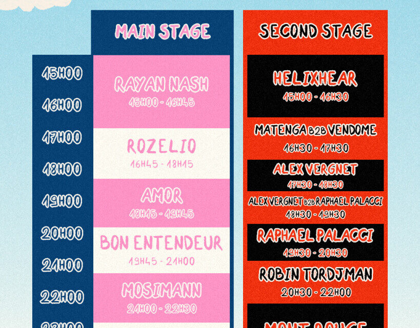 Gärten on the Beach programmation dimanche 2025