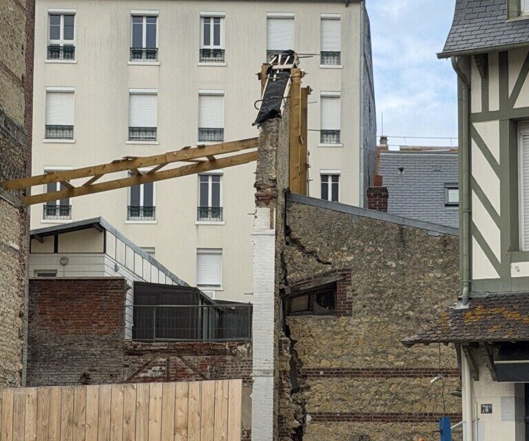 Risque d'effondrement maison Deauville