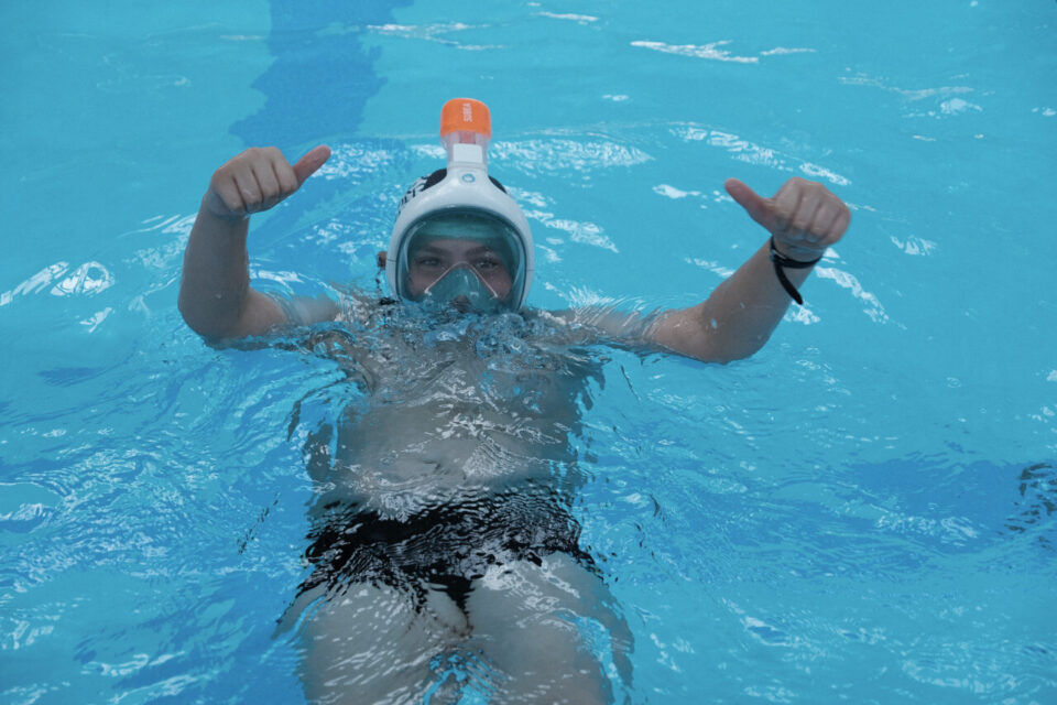 Esteban a couru son triathlon de Deauville.