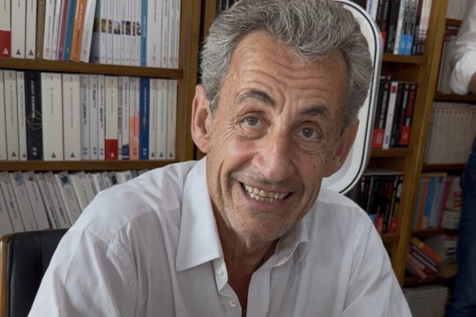 Nicolas Sarkozy, chez lui à Deauville.