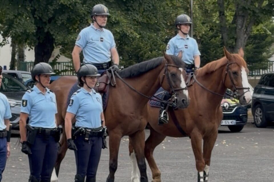 Gendarmes à cheval Deauville