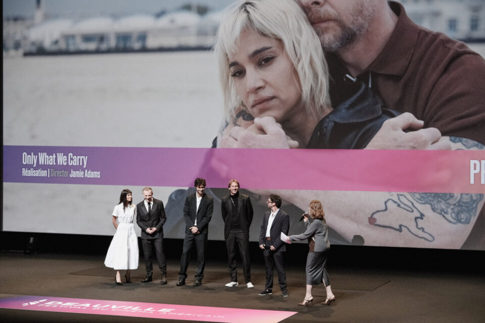 L'équipe du film avant la projection.