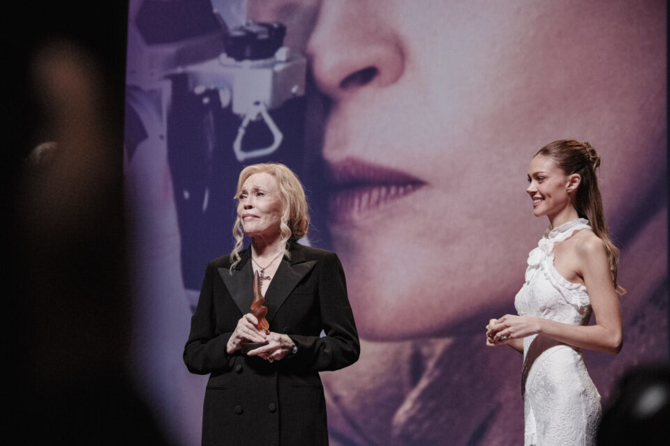 Faye Dunaway et Nicola Peltz au Festival de Deauville.