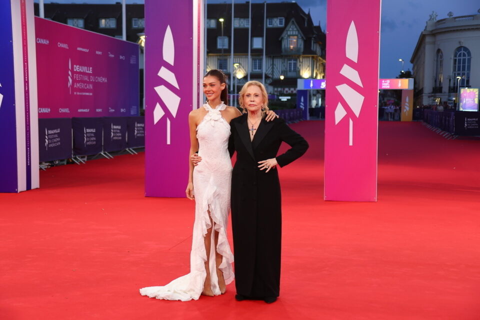 Faye Dunaway et Nicola Peltz au Festival de Deauville.